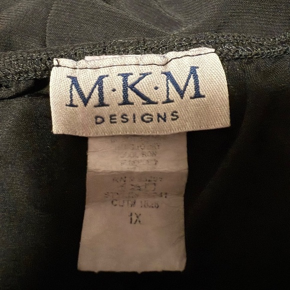 MKM Designs Top Tank SZ 1X Padded Chest Glam Disco Date Night - Picture 6 of 7